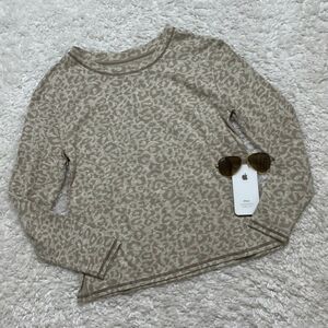 Anthropologie Saturday Sunday Animal Print Pullover Shirt